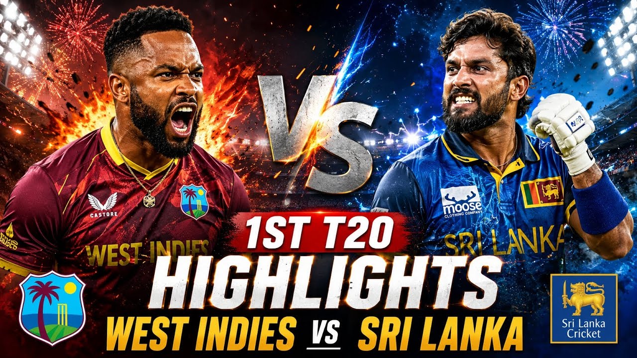 West Indies vs Sri Lanka: Full Match Scorecard, Result, Highlights & Key Moments